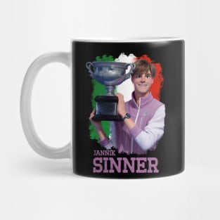 Jannik Sinner cartoon Mug